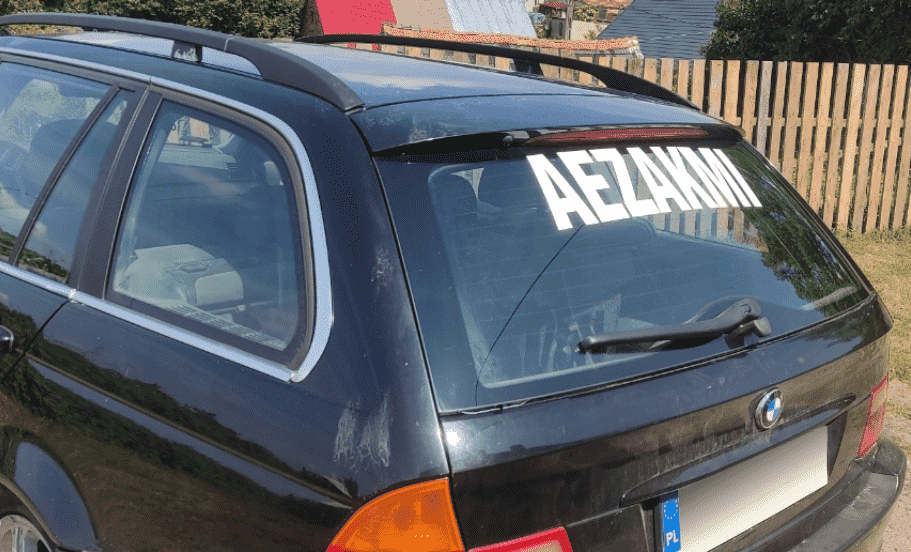 dowolny napis aezakmi